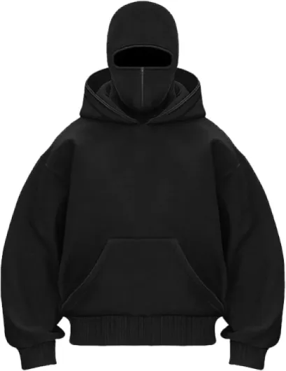 Sweat à Capuche Homme Sweat Zippé Homme Veste Double Capuche Sweat Demi-Zip Poche Kangourou Veste Zippée Homme Veste Homme Hiver Cagoule Homme Hiver Sweat Polaire Hiver L A-noir