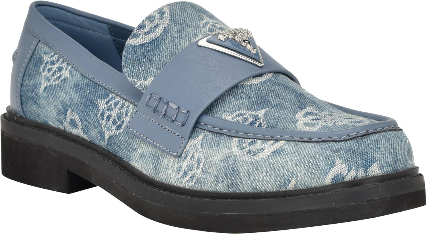 Femme Shatha Mocassin, 6.5 M US Women 39 EU Bleu Denim