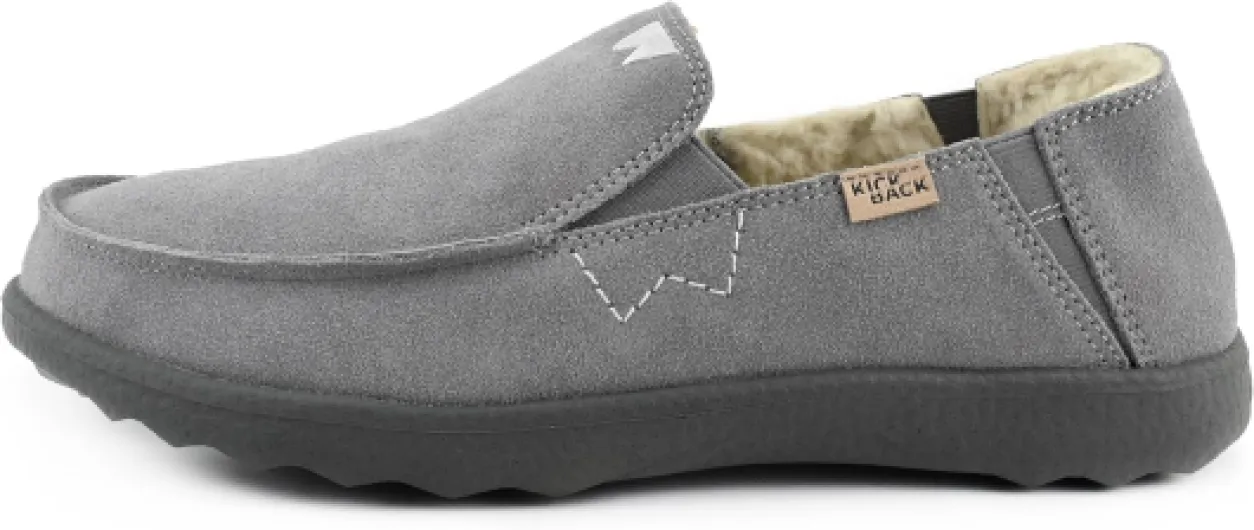 Couch 2.0 Suede - Mocassins pour Hommes - Chaussures légères et Convertibles en Daim à Enfiler ou à Glisser - Tige en Daim - Doublure en Laine - Semelles extérieures matelassées 43 EU Anthracite