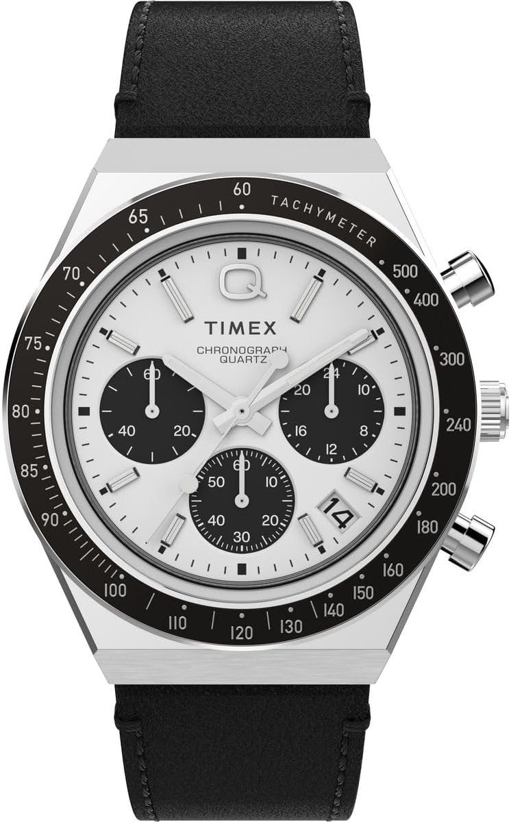 Timex Montre Chronographe pour Homme Q Diver Chrono Noir