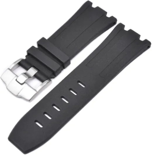 BBZ 28MM Bracelets sport compatibles avec Audemars Piguet 15703 15710 26703 black AP 26MM