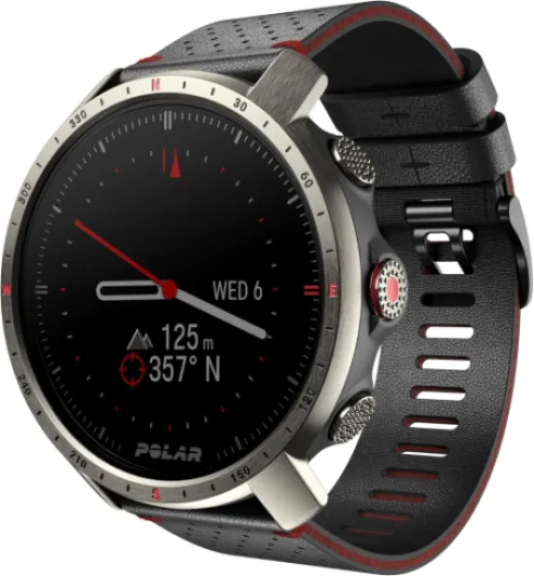 Grit X Pro Titan - Montre GPS Multisport Outdoor Haut de Gamme - Résistance Militaire, Verre Saphir, Fréquence Cardiaque au Poignet, Autonomie Prolongée, Navigation - Idéale pour Trail, VTT M/L GritX Pro Titan Titan
