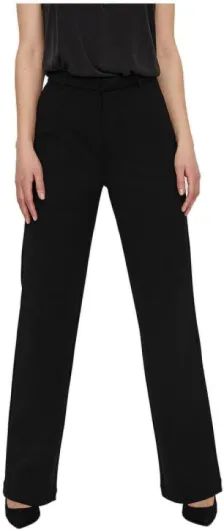 Pantalon VMZAMIRA Taille Moyenne Pantalons M Taille Tall Noir
