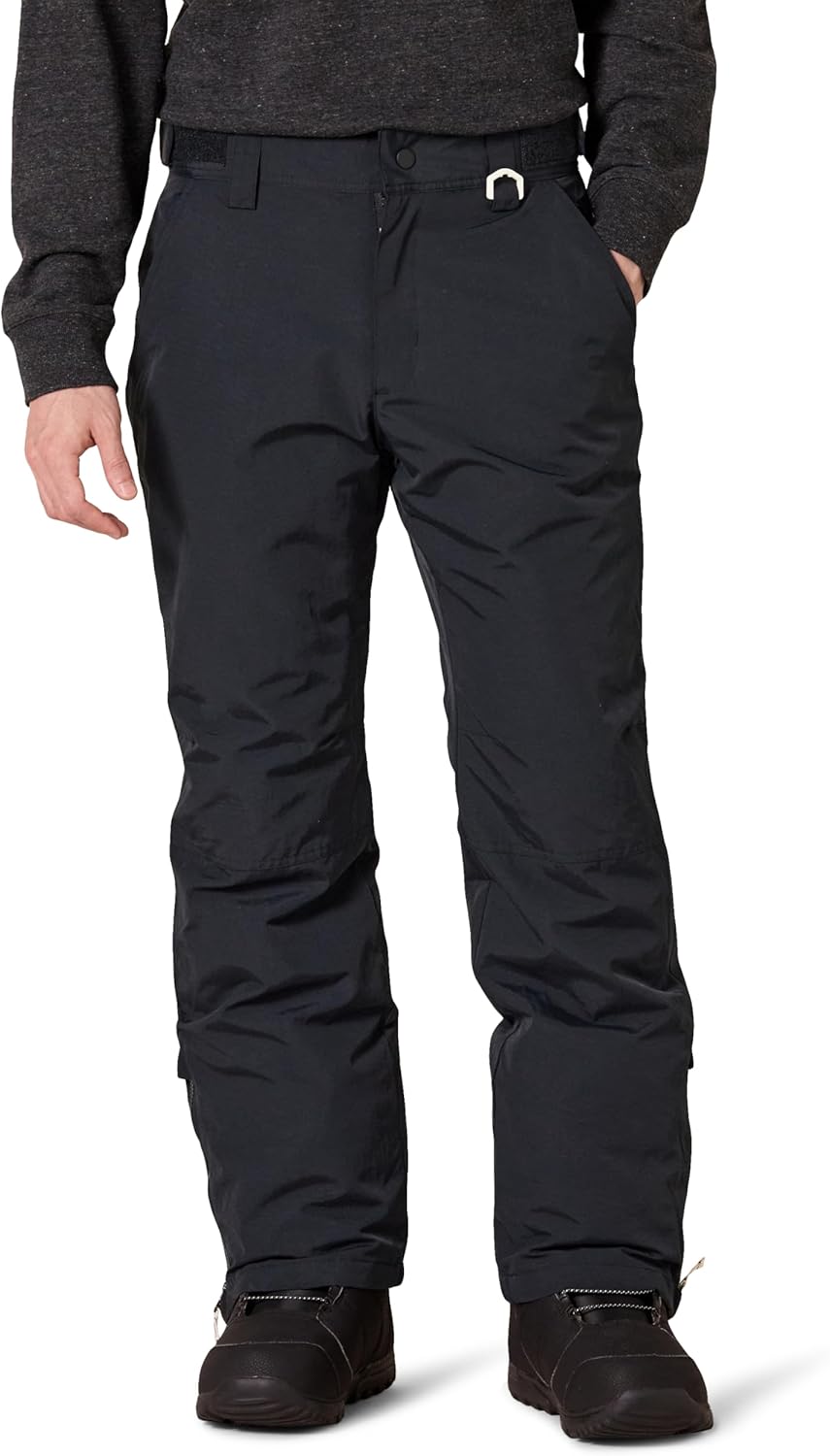 Homme Pantalon de Snowboard et de Ski, Isolé et Déperlant XL Noir