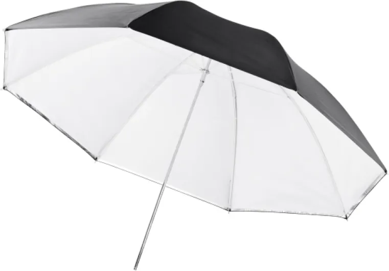 Walimex Parapluie translucide et Reflex 2 en 1 Blanc, 109cm 109 cm Unique