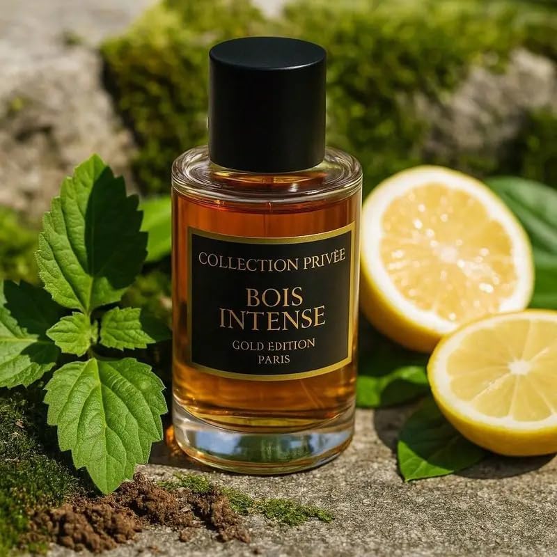 Collection Privée Bois Intense Gold Edition, Eau de Parfum Unisexe de Paris, Parfum Élégant et Boisé, 50ml, Fabriqué en France
