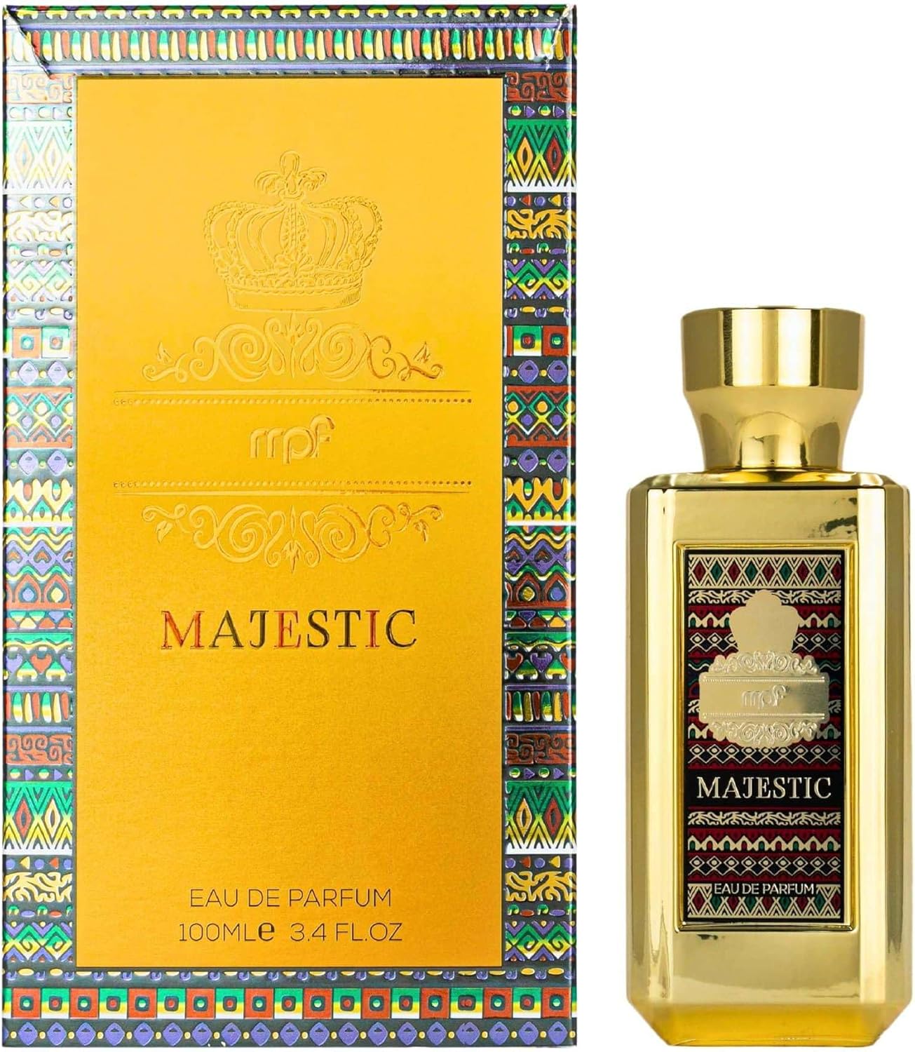 Mes Parfums MPF Majestic Pour Femme et Homme (Unisexe) Eau de Parfum, 100 ml Fabriqué aux EAU