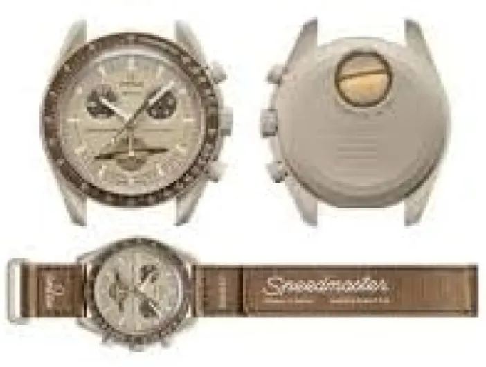 Omega x Swatch Moon Swatch Mission to Saturn Speedmaster Brown – Nouveau.., Brun, Moderne