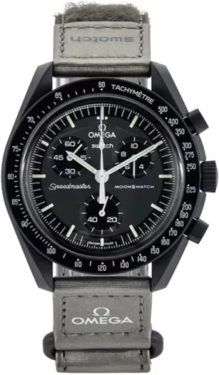 Swatch Montre Bioceramic Mission to Mercury, unisexe, gris, Classique