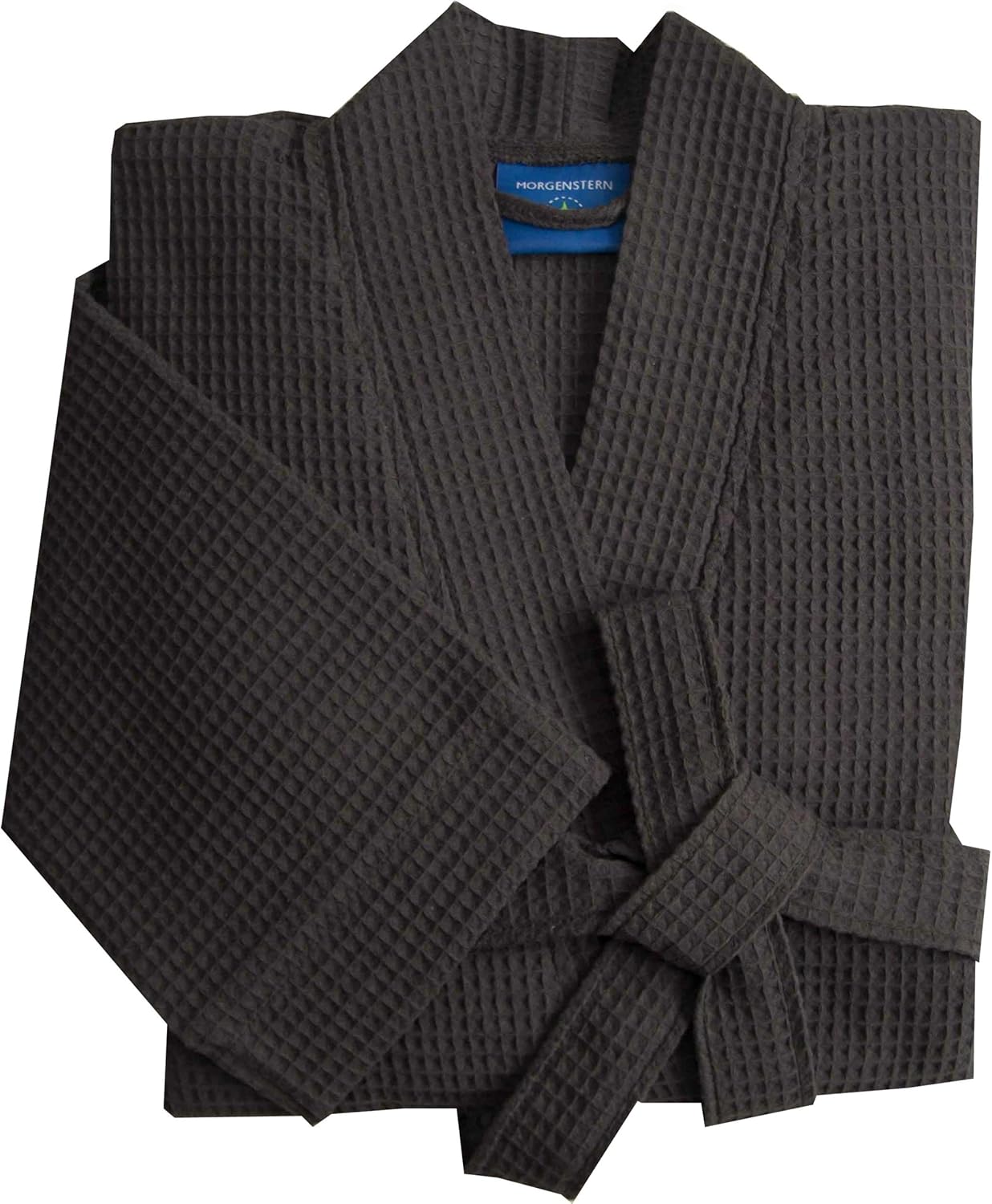 Peignoir Homme Léger Nid D'Abeille 100% Coton L Gris