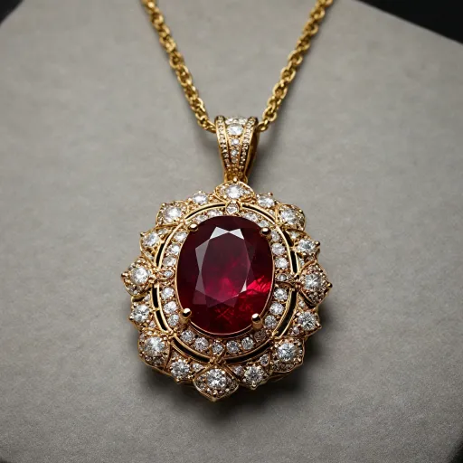 L’élégance intemporelle du pendentif rubis Chopard : symbole de raffinement et de passion