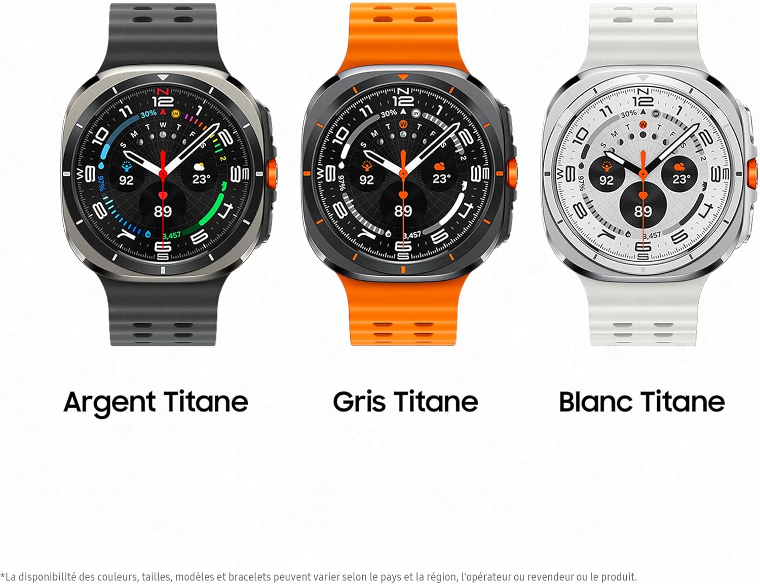Galaxy Watch Ultra, Montre Connectée Intelligente, Suivi de Santé, Suivi Sportif, 47mm, 4G, Blanc Titane, Galaxy AI, Chargeur secteur inclus (Version FR) [Exclusivité Amazon]