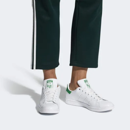 Adidas Stan Smith, Basket Mode, Homme 44 EU Ftwr White Core White Green