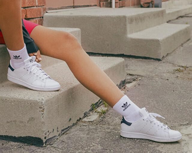 Originals Stan-Smith FX7520, Baskets kid unisex, cloud white 44 EU Blanc Running White Running White New Navy