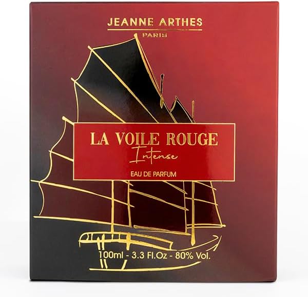 Parfum Homme La Voile Rouge Intense - Eau de parfum - Flacon Vaporisateur 100 ml - Fabriqué en France à Grasse 100 ml (Lot de 1)