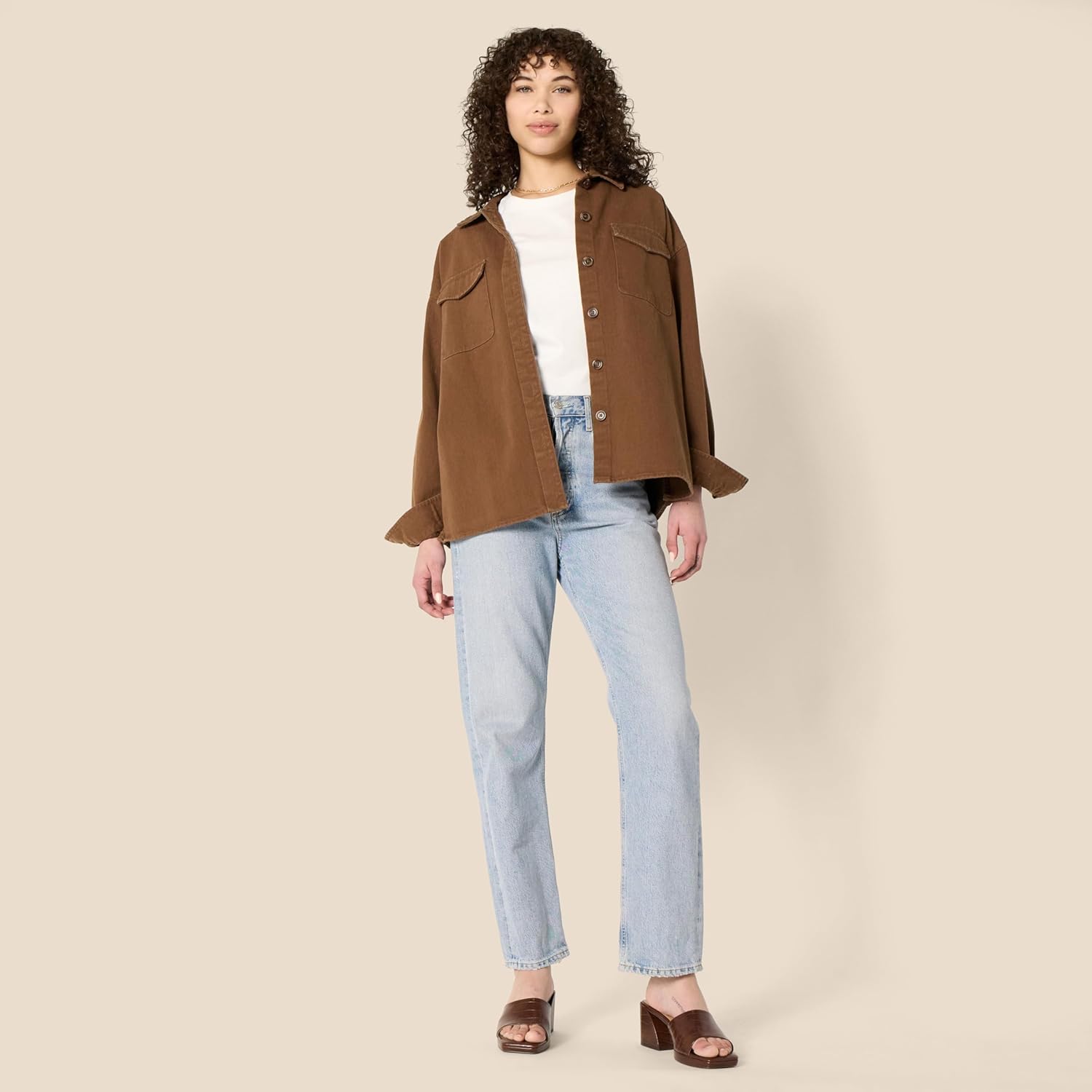 Femme Platform Mule Sandals 40 EU Similicuir Noir