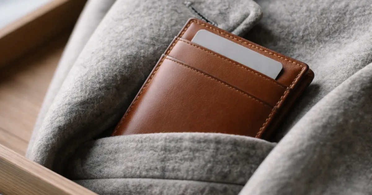 Portefeuille Ermenegildo Zegna en cuir : l’élégance discrète au quotidien