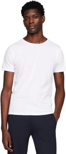 T-Shirts Manches Courtes Lot de 3 Homme Stretch Col Ras-du-Cou L Multi (Black/White/Grey Heather)