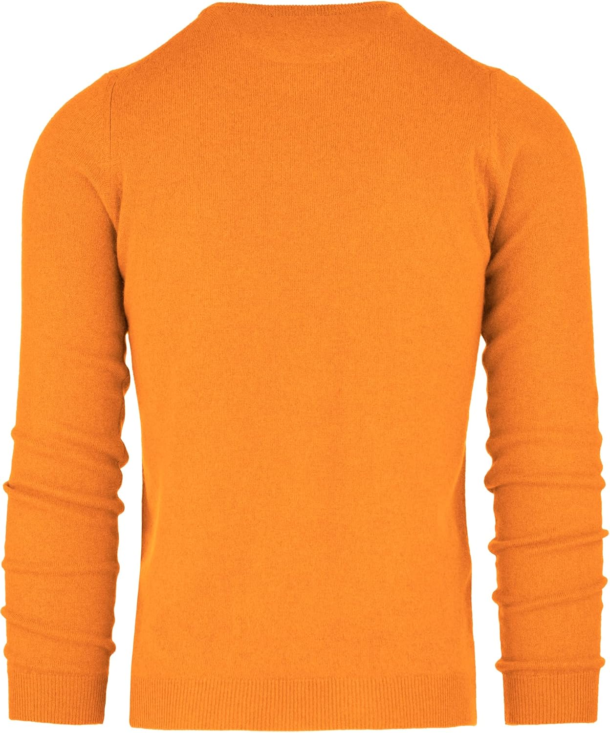 Pull Homme 100% Cachemire Col Rond Chaud Luxe, Tricot Fin Hiver Made in Italy à Manches Longues Élégant XXL Beige