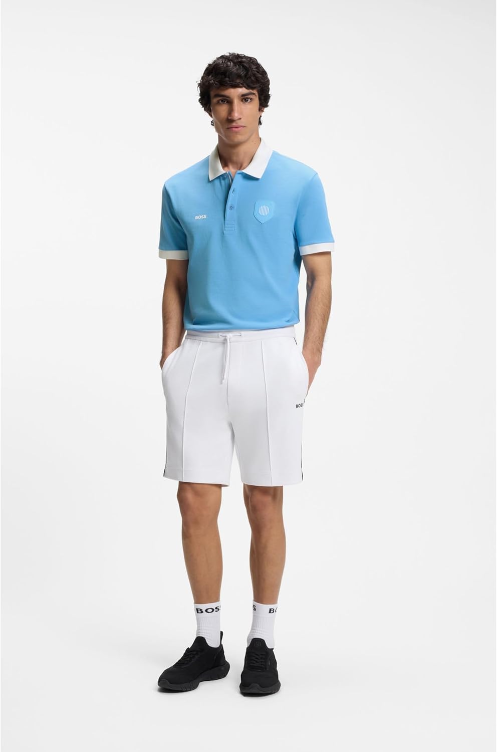 Pl BB BC Lux Paddy Polo Homme M Light/Pastel Blue 454