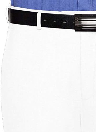 RGM Pantalon habillé pour homme coupe ajustée sans repassage 30W / 32L Blanc