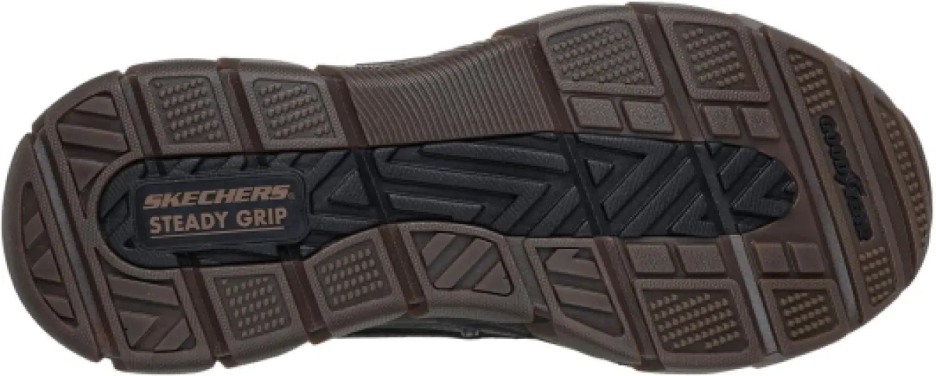 Homme Respected Swamper Botte Tendance 44 EU Chocolate Leather Duraleather Black Trim