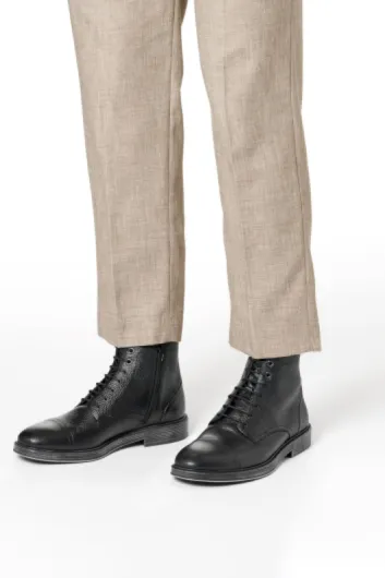 Homme U Henreys Bottines à la Cheville 41 EU Noir