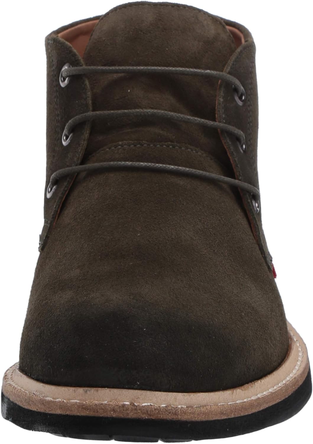 MARC JOSEPH NEW YORK Homme Bottines Chukka de Luxe en Cuir Véritable, 39.5 41 EU Daim Olive