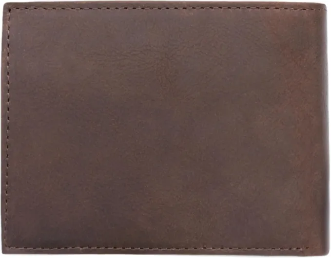 Portefeuille Homme Johnson CC Flap and Coin Pocket en Cuir OS Marron (Brown)