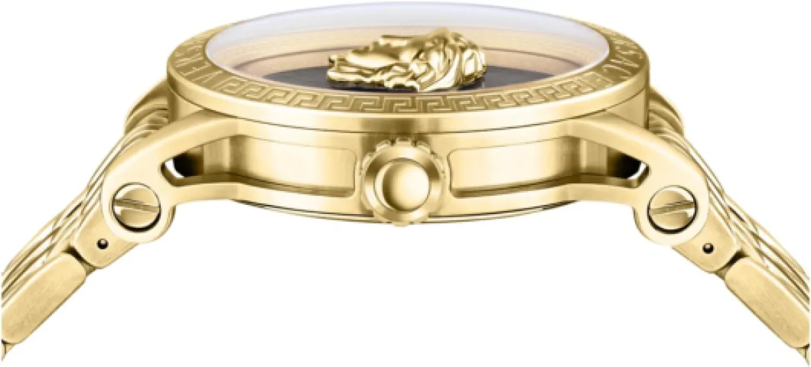 Versace V-Code Collection Montre de Luxe pour Homme Or