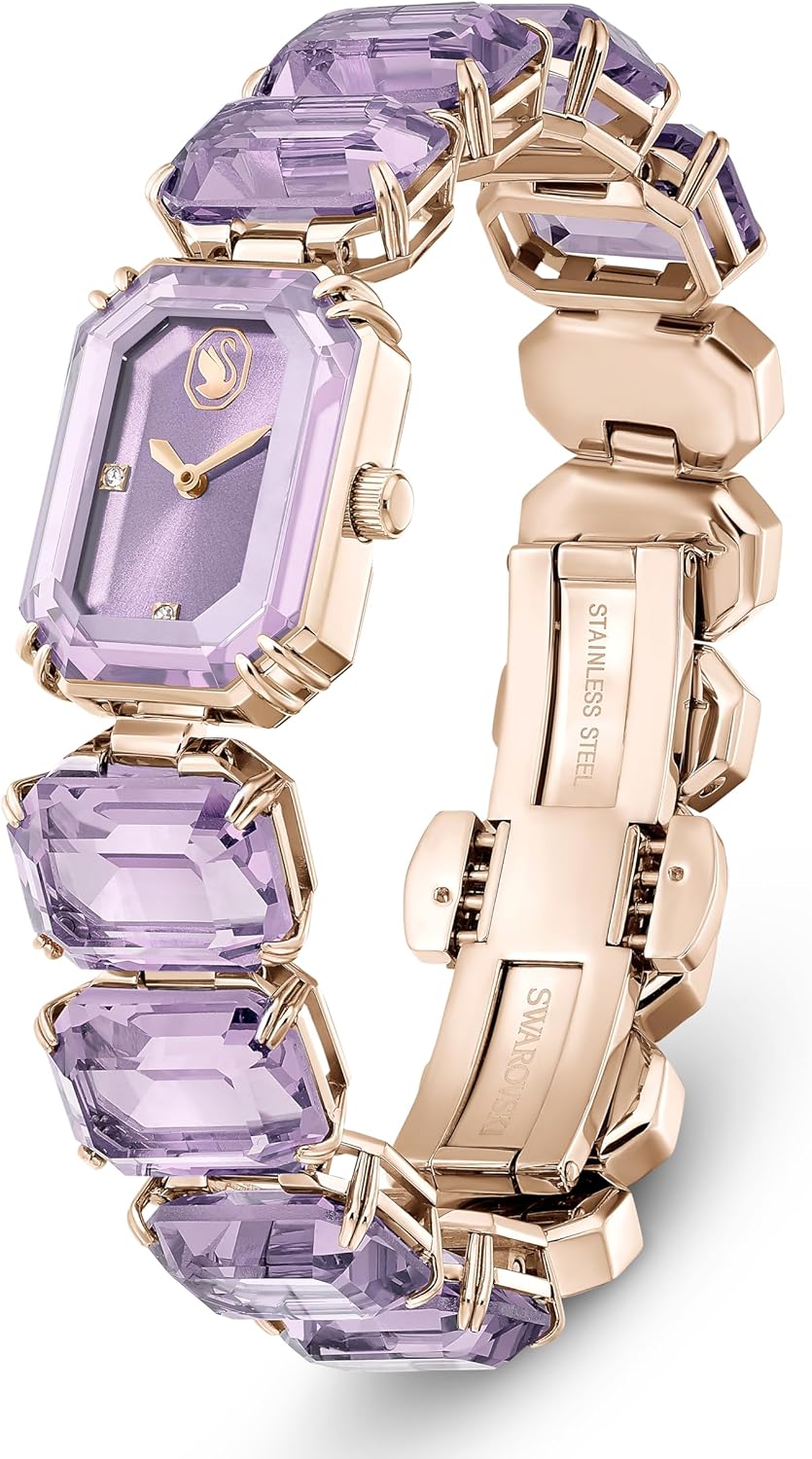 Swarovski Millenia Watch Collection Champagner-gold-finish Violett