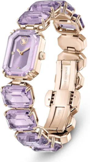 Swarovski Millenia Watch Collection Champagner-gold-finish Violett