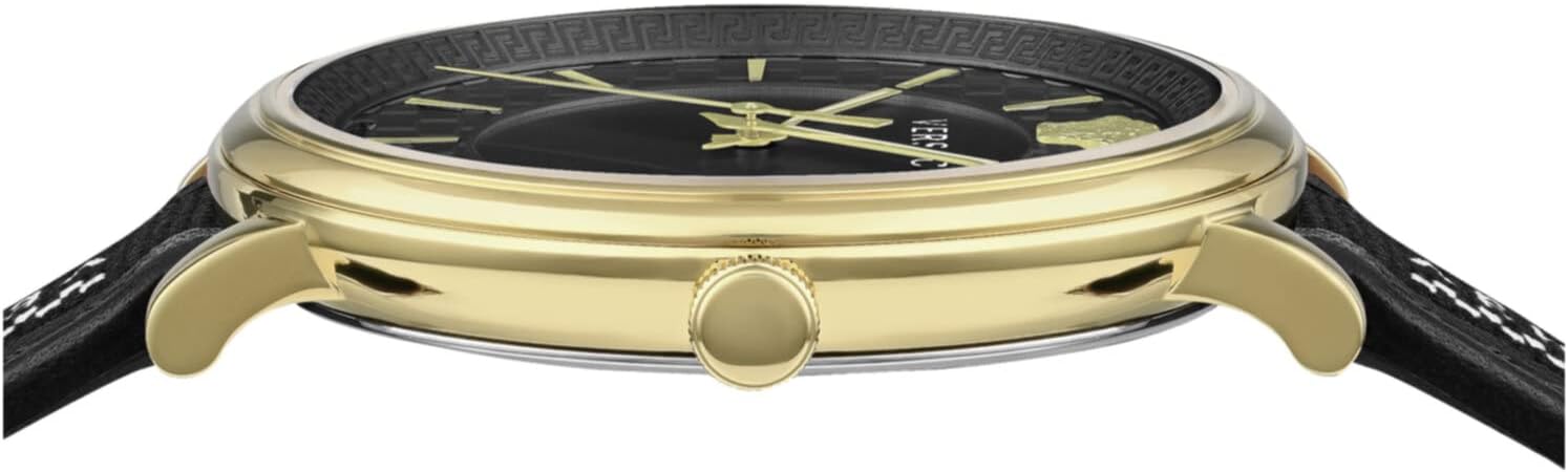 Versace V-Circle Collection Montre de luxe pour homme Doré - Ve5a01921