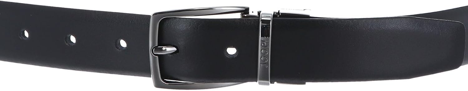 ! Ceinture réversible en cuir 100 Black-cognac