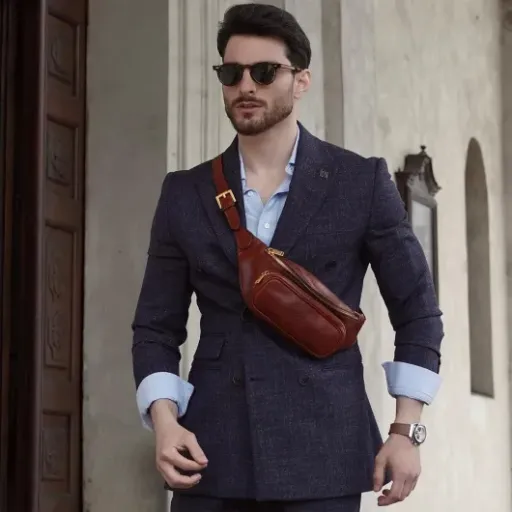 Test Sac Banane Time Resistance Cognac : la banane en cuir qui joue clairement dans la cour haut de gamme