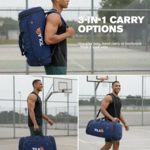 Test Tolaccea Sac de Sport Extensible 56–70L : le gros sac qui passe du vestiaire au week-end