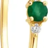 Test OROVI Bague trilogie émeraude et diamants : jolie petite bague, mais faut aimer le discret