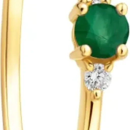 Test OROVI Bague trilogie émeraude et diamants : jolie petite bague, mais faut aimer le discret