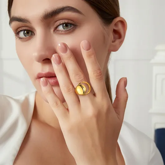 Bague Argent 925 Femme, Bague Infini Zircone, Bague Réglable, Élégante, Hypoallergénique, Bague de Fiançailles Femme, Bague d'Amitié, Cadeaux de Bijoux pour Fille, Mère, Copine A-Or