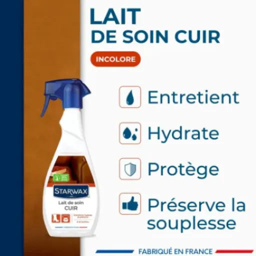 Test STARWAX Lait de soin cuir : le spray qui redonne vie aux canapés et vestes en cuir sans prise de tête