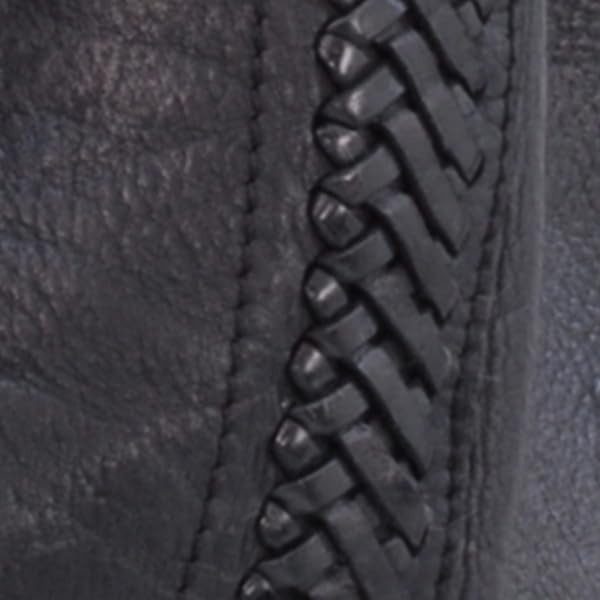 Sac Bandoulière Femme Cuir - Cordon de Serrage Seau Sac á Main Moyen - Bandoulière Réglable – Francesca Noir