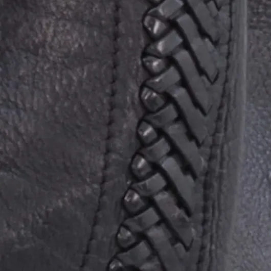Sac Bandoulière Femme Cuir - Cordon de Serrage Seau Sac á Main Moyen - Bandoulière Réglable – Francesca Noir